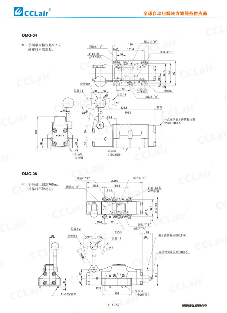 DMT、DMG系列手動換向閥-7