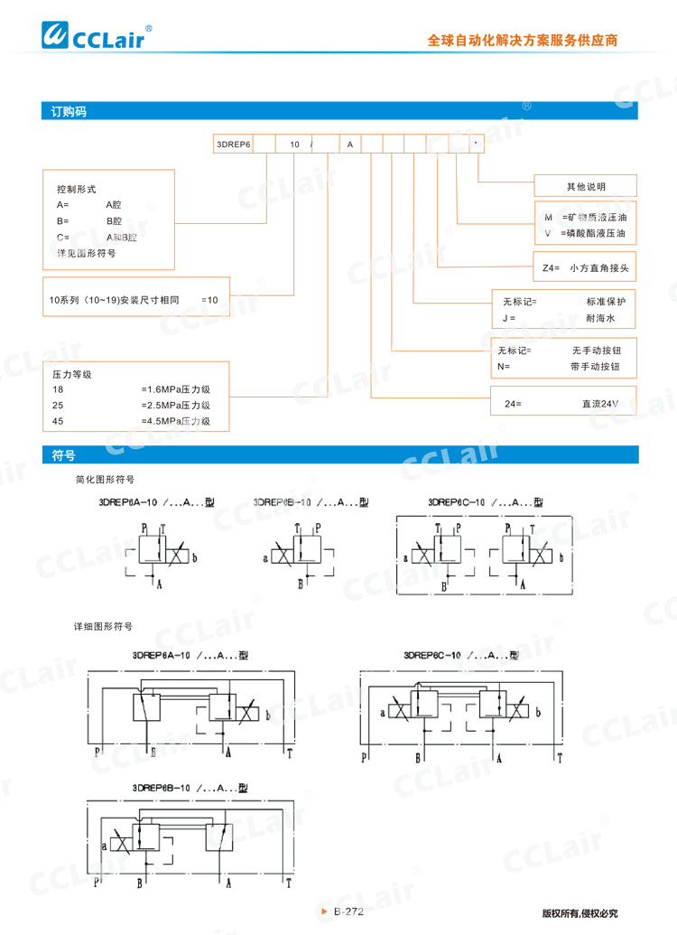 3DREP6型直動(dòng)式三通比例減壓閥-2