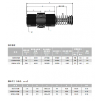 BDE64-50/100B，LEBDE64-50B，BDE64-50/100,LEBDE64-50，大型可調(diào)節(jié)液壓緩沖器BDE6425-64150