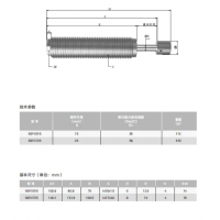 BSP2015,BSP2725，小型不可調(diào)節(jié)液壓緩沖器BSP2015~2715